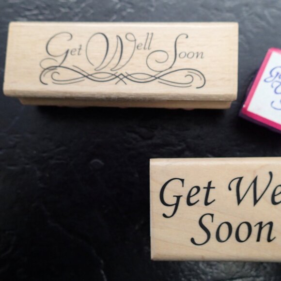 Get Well Stampers lot of 3 - Picture 2 of 3